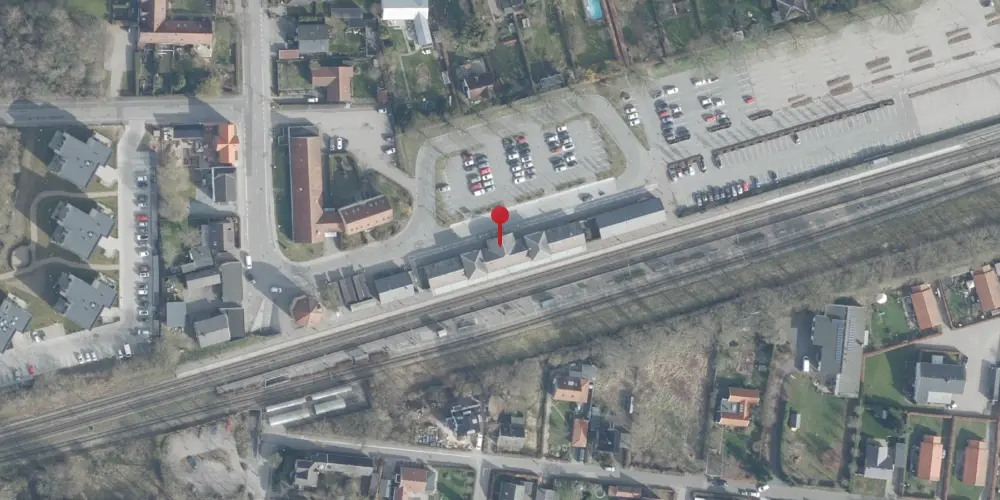 Historisk kort over Sorø Station Historisk kort over Sorø Station