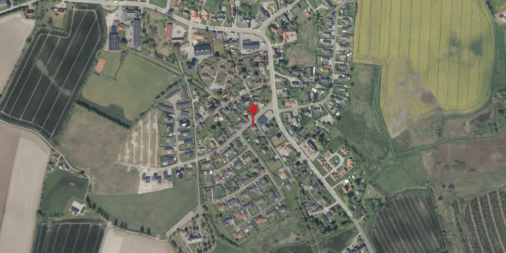 Historisk kort over Hejls Station