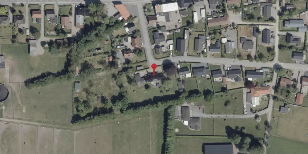 Historisk kort over Hellevad Station