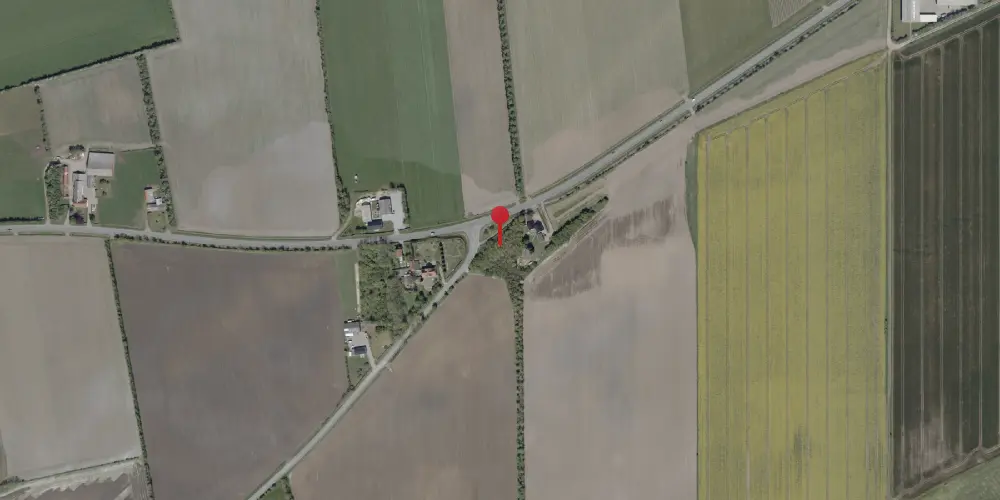 Historisk kort over Hellevad Mølle Trinbræt