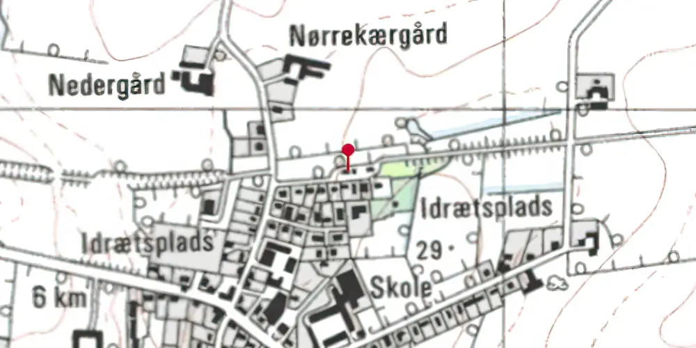 Historisk kort over Hem Station Historisk kort over Hem Station