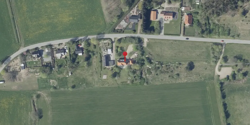 Historisk kort over Hinge Station