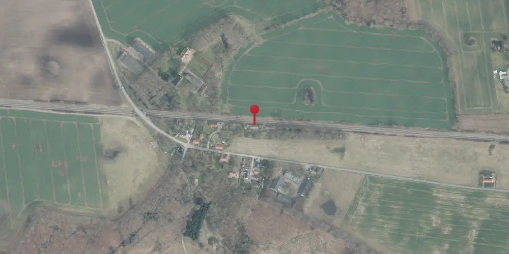 Historisk kort over Frederikslund Station