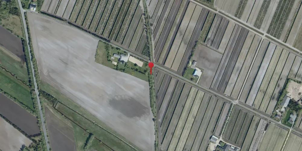 Historisk kort over Hjortlund Trinbræt