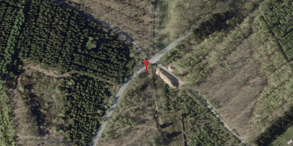 Historisk kort over Hofmansfeld Trinbræt Historisk kort over Hofmansfeld Trinbræt