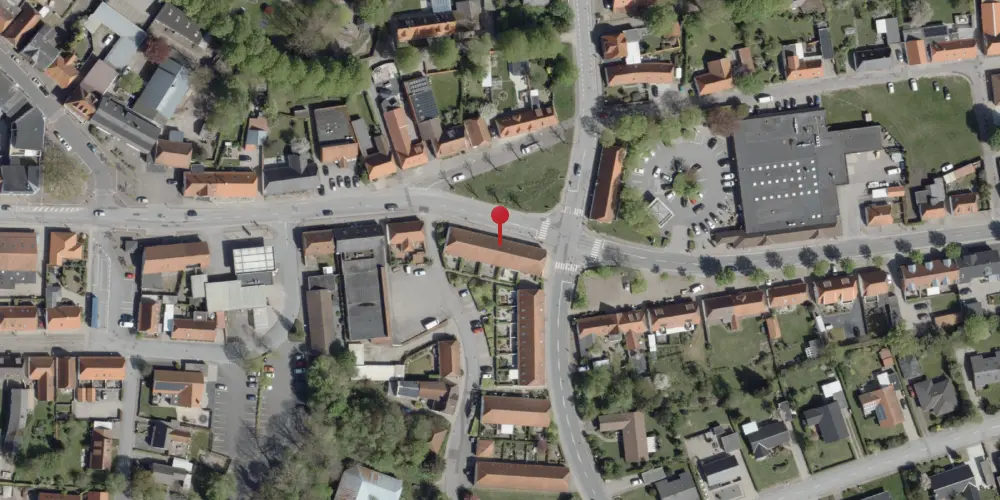 Historisk kort over Løgumkloster Holmplads Trinbræt