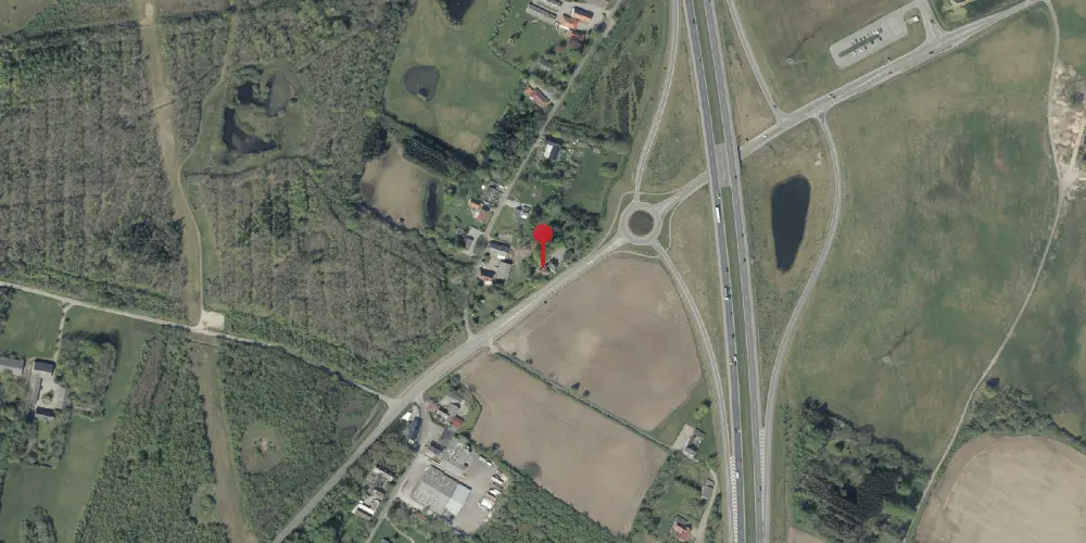 Historisk kort over Hoppeshuse Station Historisk kort over Hoppeshuse Station