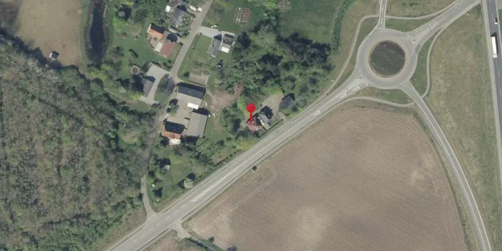 Historisk kort over Hoppeshuse Station Historisk kort over Hoppeshuse Station