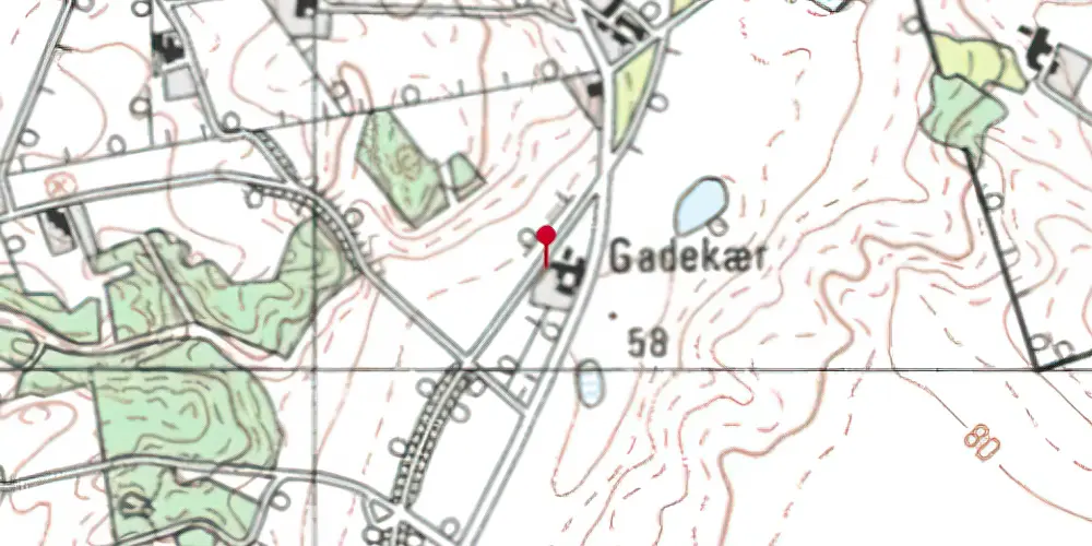 Historisk kort over Hvinningdal Trinbræt med Sidespor Historisk kort over Hvinningdal Trinbræt med Sidespor