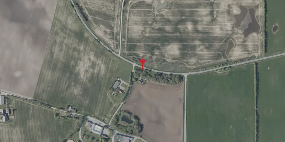 Historisk kort over Høgelund Stationskro Historisk kort over Høgelund Stationskro