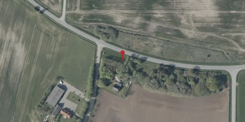 Historisk kort over Høgelund Stationskro Historisk kort over Høgelund Stationskro