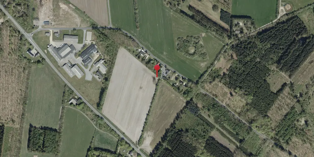 Historisk kort over Højmose Trinbræt Historisk kort over Højmose Trinbræt