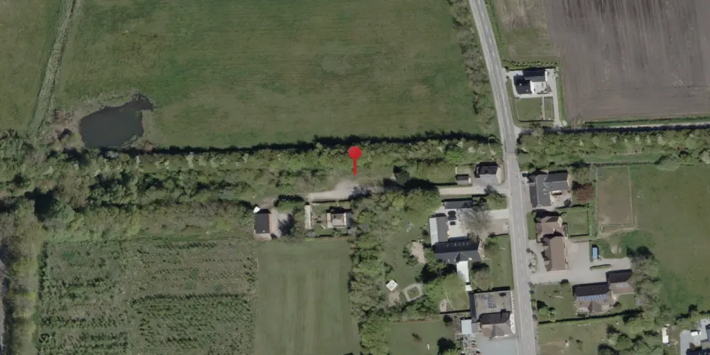 Historisk kort over Jejsing Trinbræt med Sidespor [1969-1971]