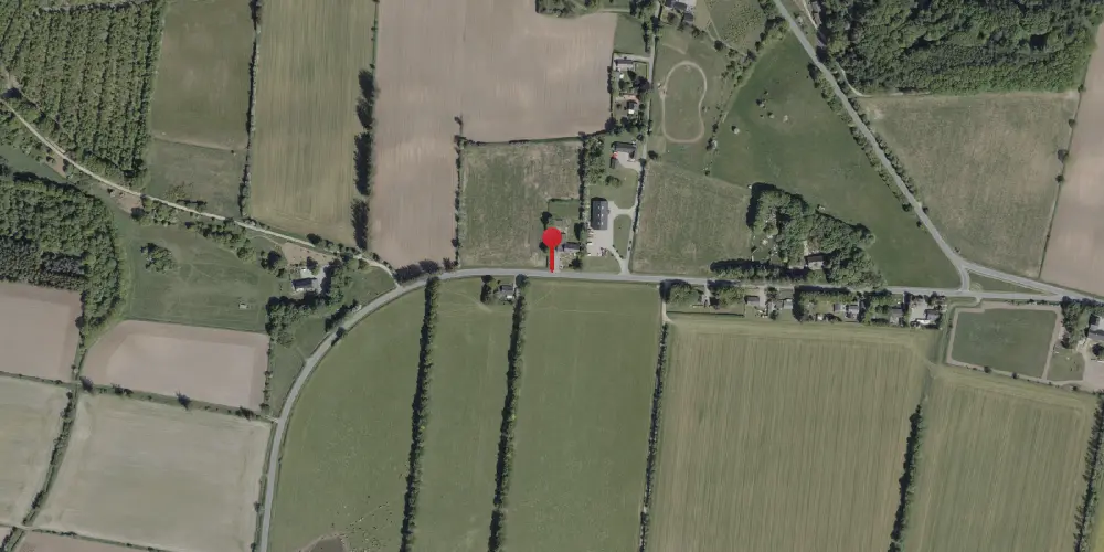 Historisk kort over Jernhyt Trinbræt med Sidespor Historisk kort over Jernhyt Trinbræt med Sidespor