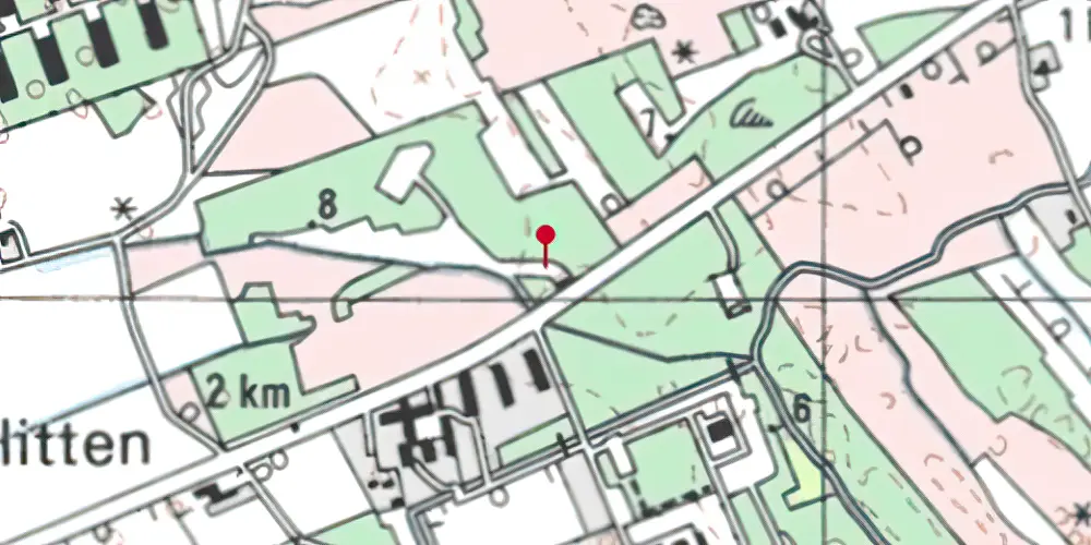 Historisk kort over Jeruplejren Station Historisk kort over Jeruplejren Station