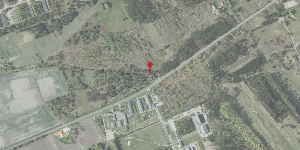 Historisk kort over Jeruplejren Station Historisk kort over Jeruplejren Station