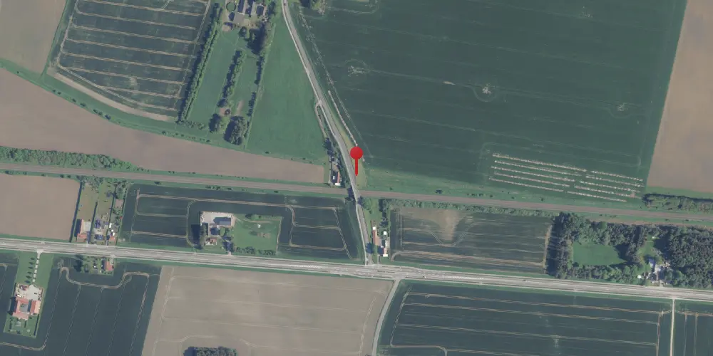 Historisk kort over Bringstrup Trinbræt