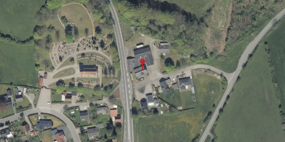 Historisk kort over Knivsbjerg Stationskro Historisk kort over Knivsbjerg Stationskro