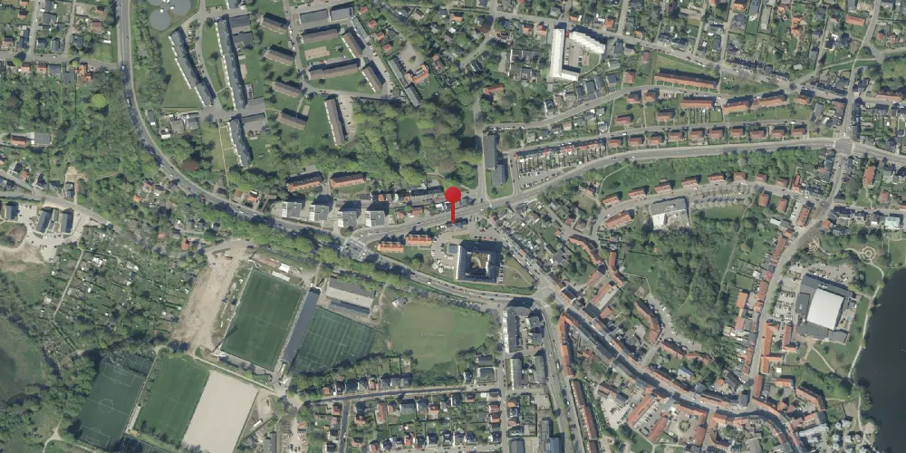 Historisk kort over Kolding Nordbanegård