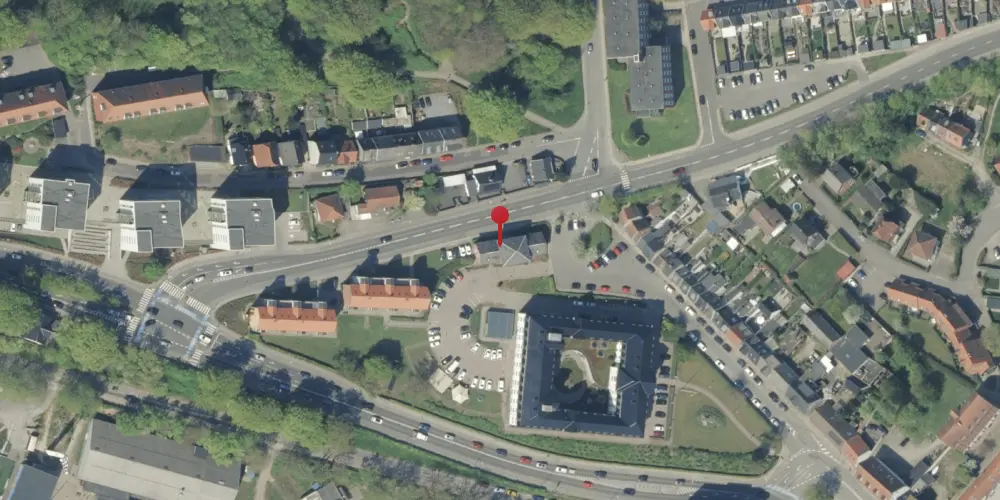 Historisk kort over Kolding Nordbanegård