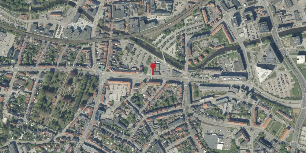 Historisk kort over Kolding Sydbanegård [1911-1932]