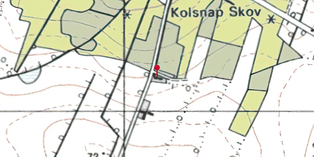 Historisk kort over Kolsnap Station