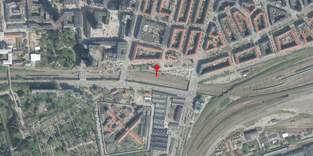 Historisk kort over Enghave Station