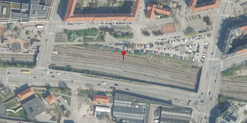 Historisk kort over Enghave Station