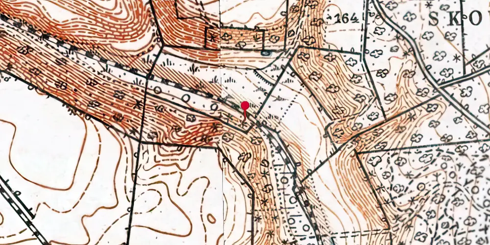Historisk kort over Kolding Skov Trinbræt Historisk kort over Kolding Skov Trinbræt