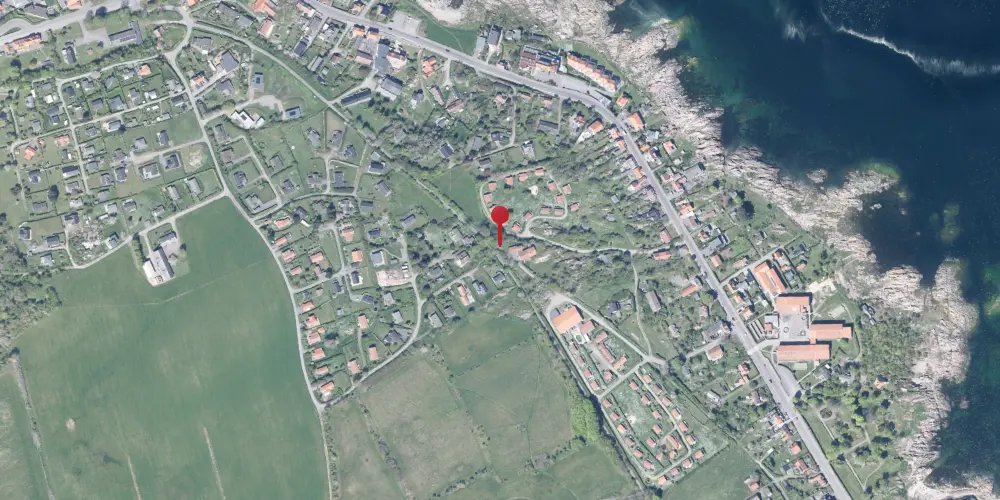 Historisk kort over Korsbjerg Havnespor Historisk kort over Korsbjerg Havnespor