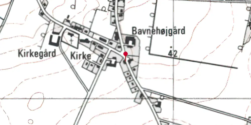 Historisk kort over Krejbjerg Station