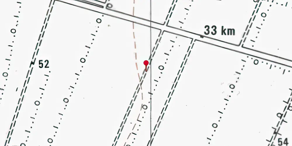 Historisk kort over Krog Trinbræt Historisk kort over Krog Trinbræt