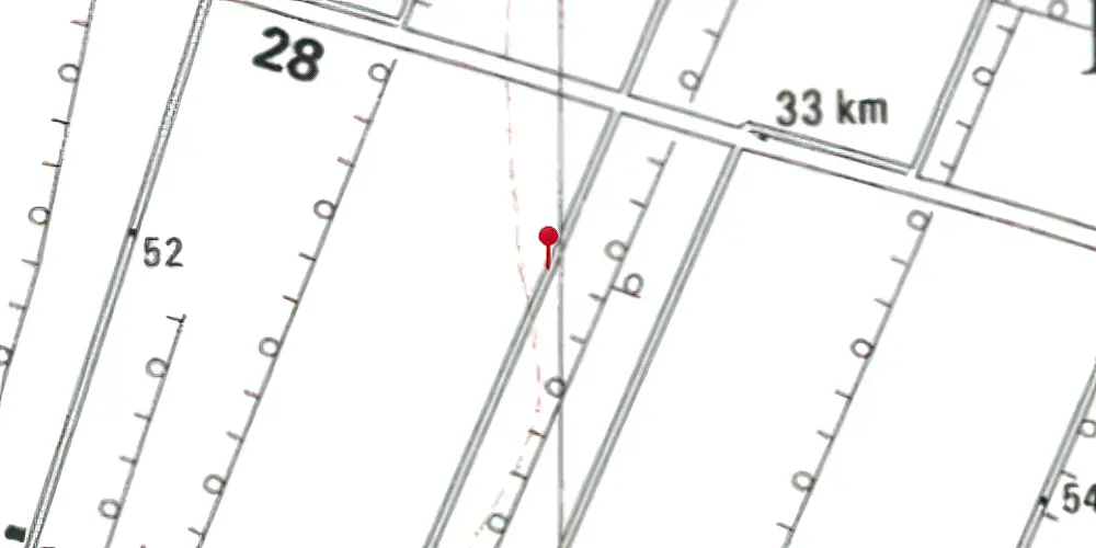 Historisk kort over Krog Trinbræt Historisk kort over Krog Trinbræt