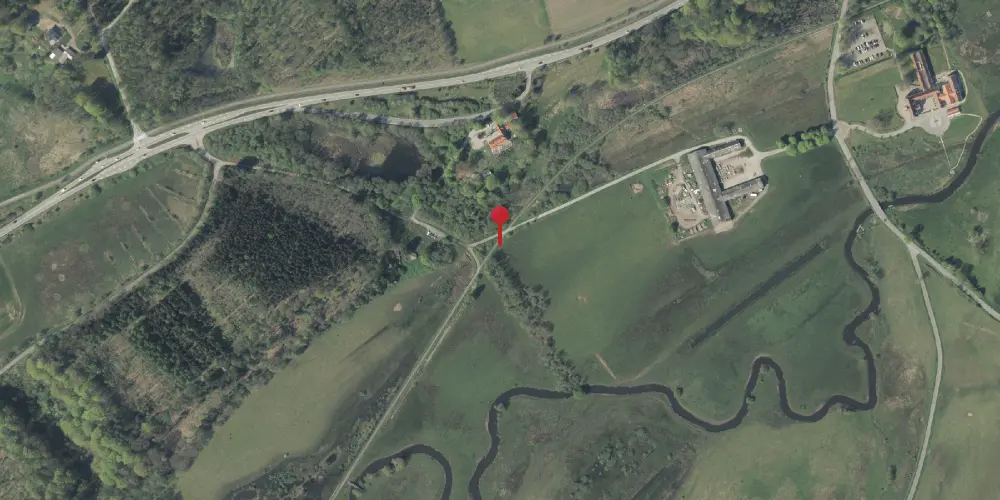 Historisk kort over Kvak Mølle Trinbræt Historisk kort over Kvak Mølle Trinbræt