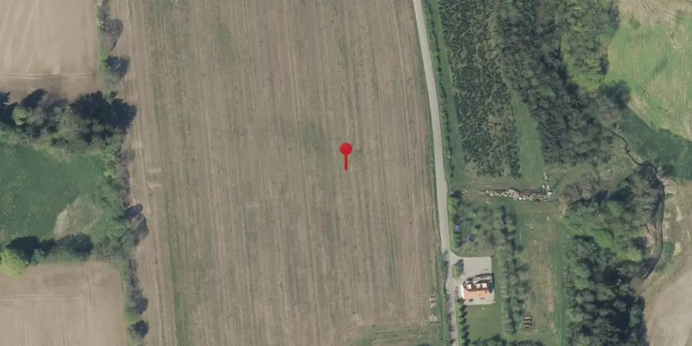 Historisk kort over Kær Mølle Trinbræt med Sidespor