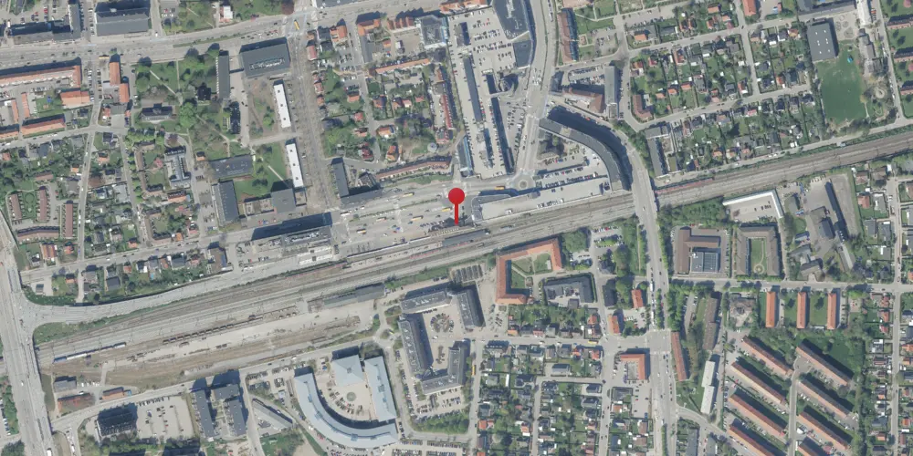 Historisk kort over Glostrup Station Historisk kort over Glostrup Station