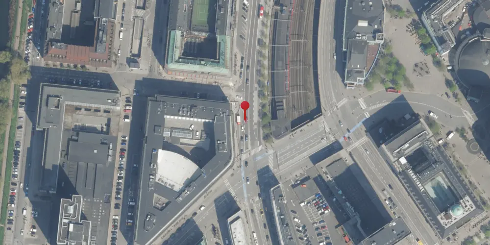 Historisk kort over København Station [1864-1911]