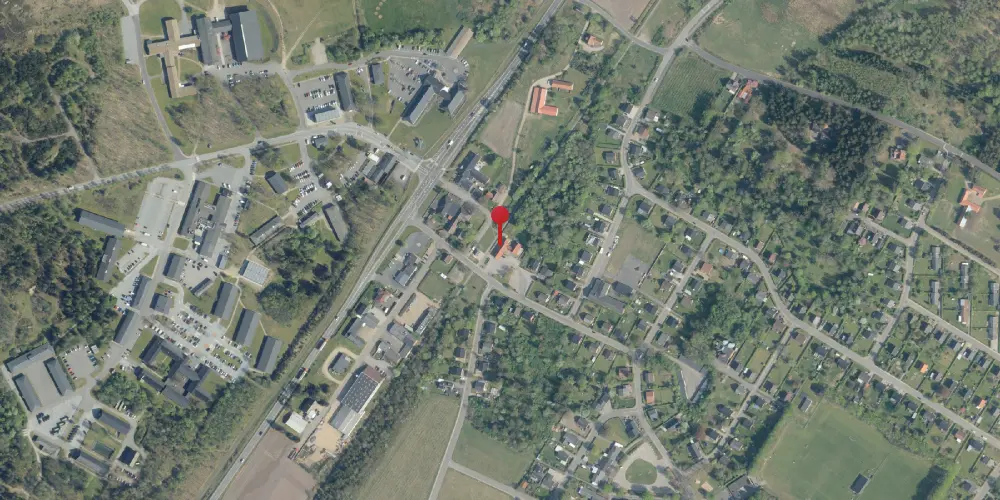 Historisk kort over Kølvrå Station