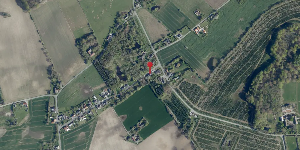 Historisk kort over Langebæk Station