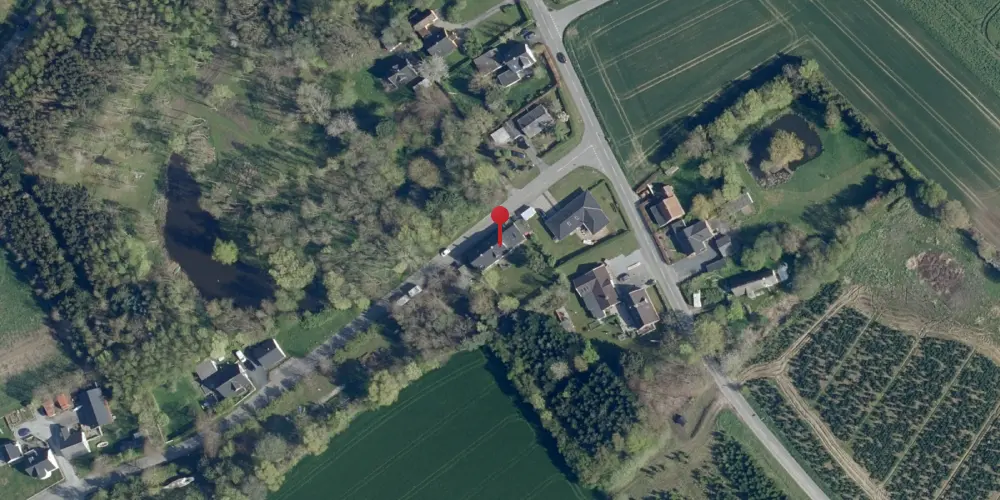 Historisk kort over Langebæk Station