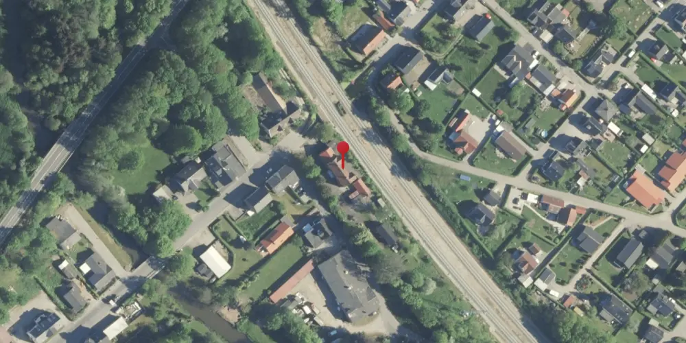 Historisk kort over Laurbjerg Station