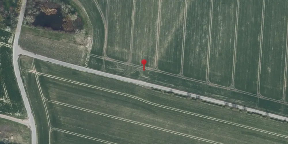 Historisk kort over Tjørnevang Trinbræt