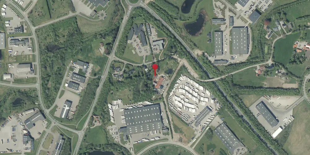 Historisk kort over Lilballe Holdeplads