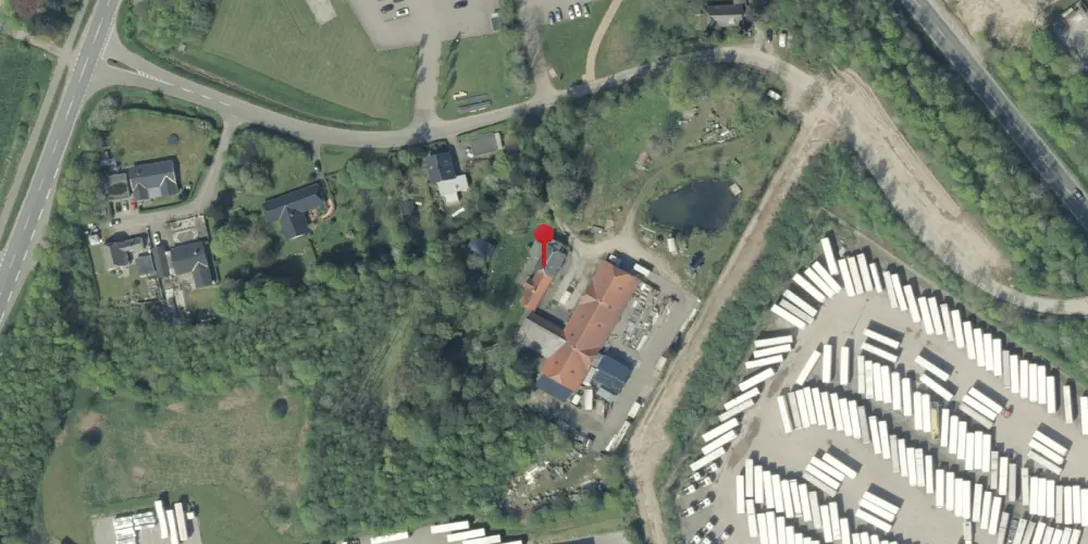 Historisk kort over Lilballe Holdeplads