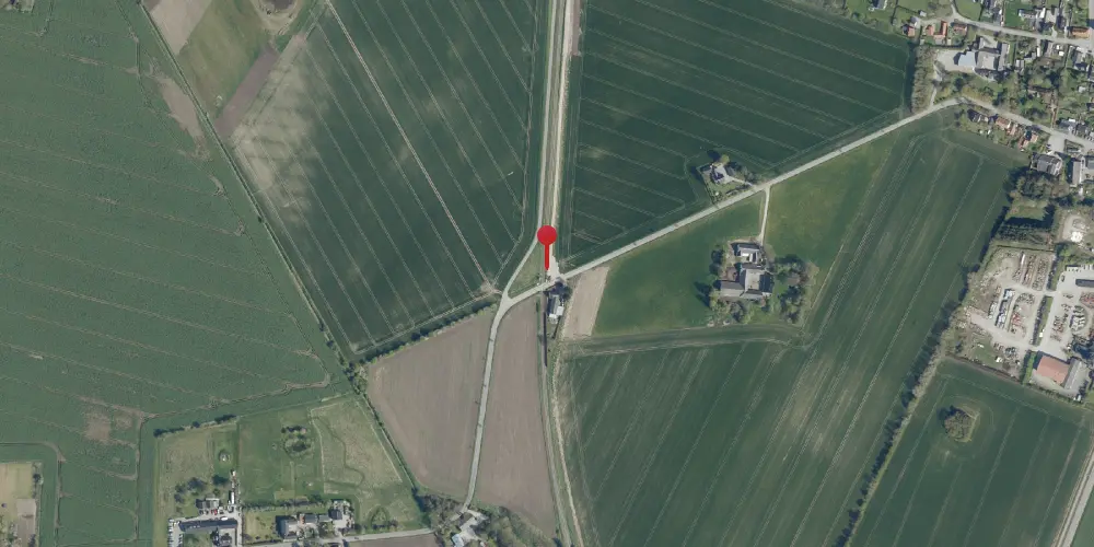 Historisk kort over Lille Heddinge Trinbræt