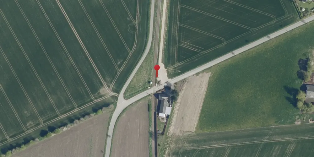 Historisk kort over Lille Heddinge Trinbræt