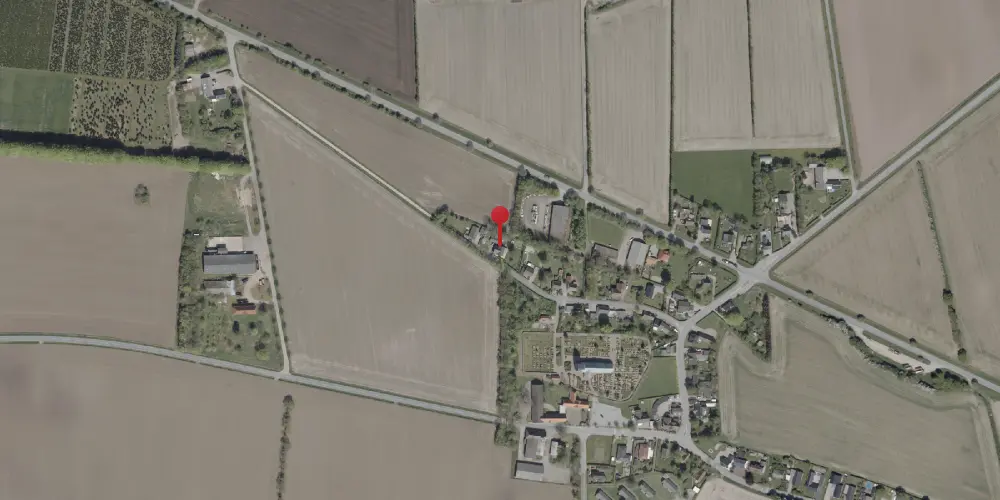 Historisk kort over Lille Nustrup Station Historisk kort over Lille Nustrup Station