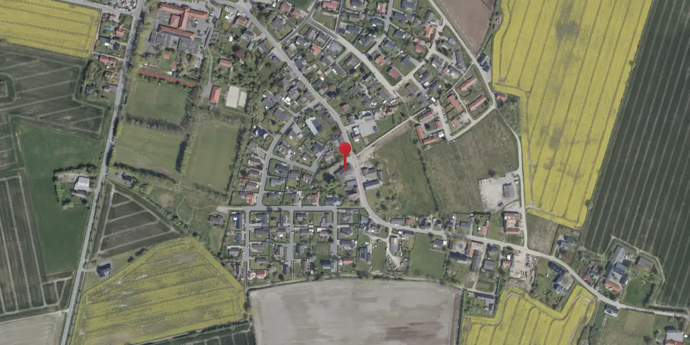 Historisk kort over Lysabild Station