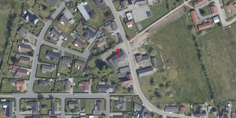 Historisk kort over Lysabild Station