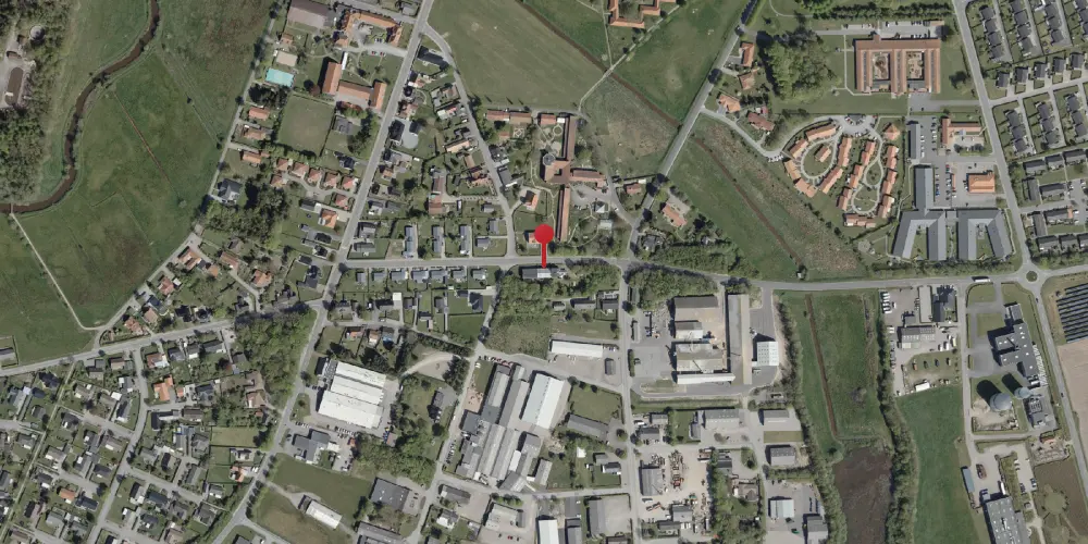 Historisk kort over Løgumkloster Statsbanegård